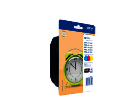 BROTHER LC125RBWBPRF Rainbow Pack Tri-colour Ink Cartridge